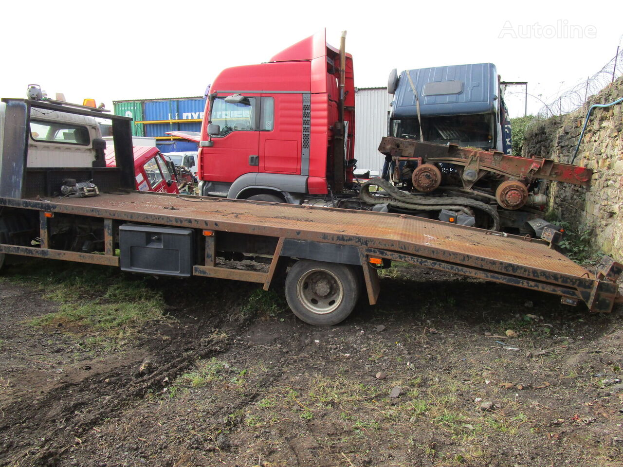 Mitsubishi CANTER 20FT STEEL RECOVERY BODY Autotransporter Aufbau