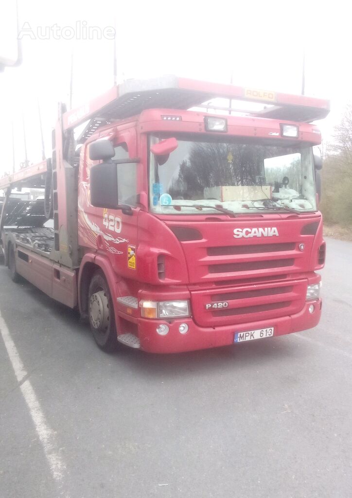 Scania Autotransporter + Autotransportanhänger