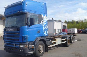 Scania R164GB Containerchassis LKW