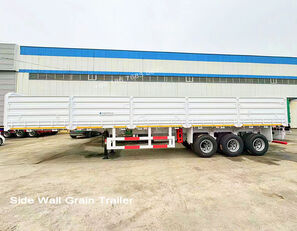 neuer Tri Axle Trailer | Side Wall Grain Trailer in Zimbabwe Getreideauflieger