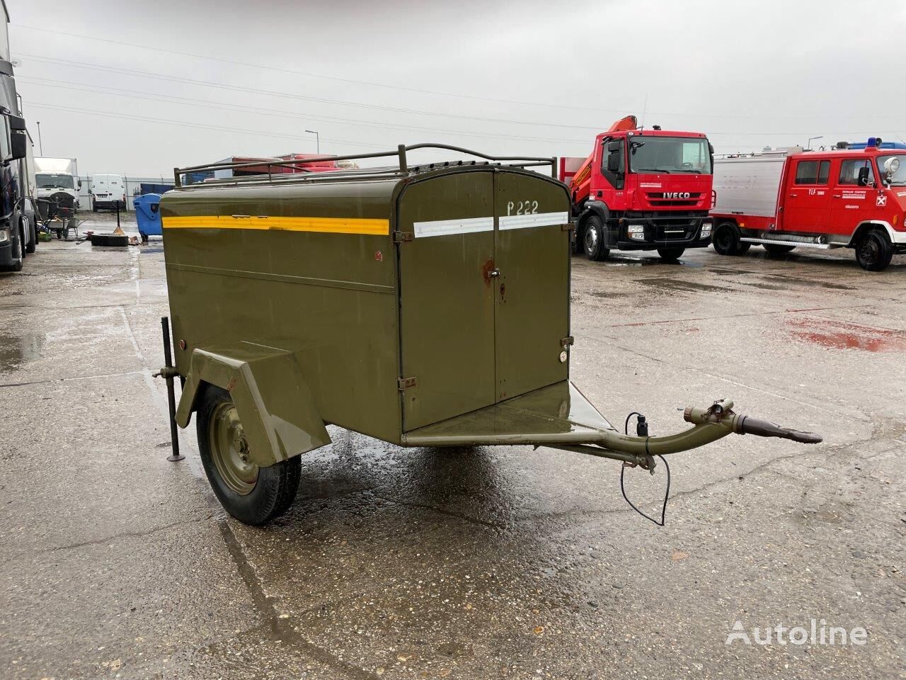 Prívesné vozíky  prenosné hasičské benzínové čerpadlo + striekač Feuerlöschpumpe