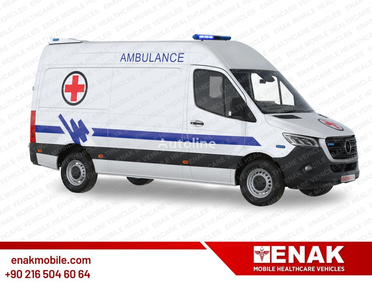 neuer Mercedes-Benz SPRİNTER AMBULANCE A TYPE Rettungswagen