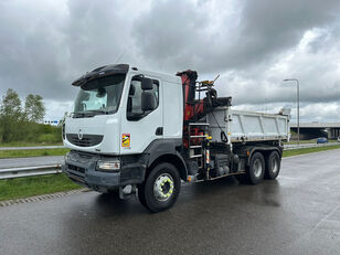 Renault Kerax 370 6x4 Kipper with Fassi F130A.22 crane Muldenkipper