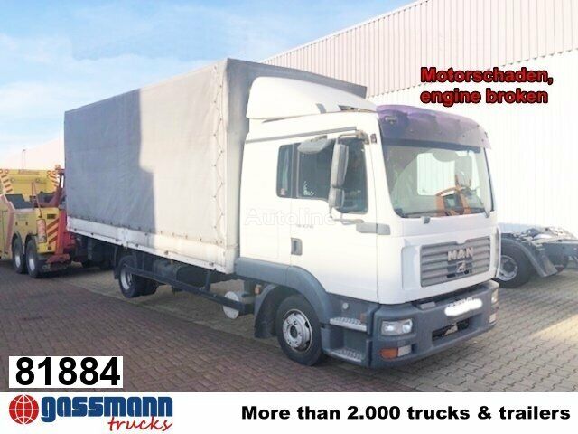 MAN TGL 8.210 BL 4x2 mit LBW, Motorschaden! Planen-LKW