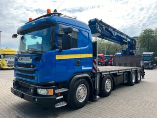 Scania G490 8x4 EURO6 SKRZYNIA Z HDS MKG 21.6m ŻURAW MONTAŻOWY Plattform LKW