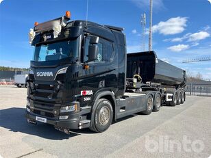 Scania R520 V8 Sattelzugmaschine + Kippauflieger