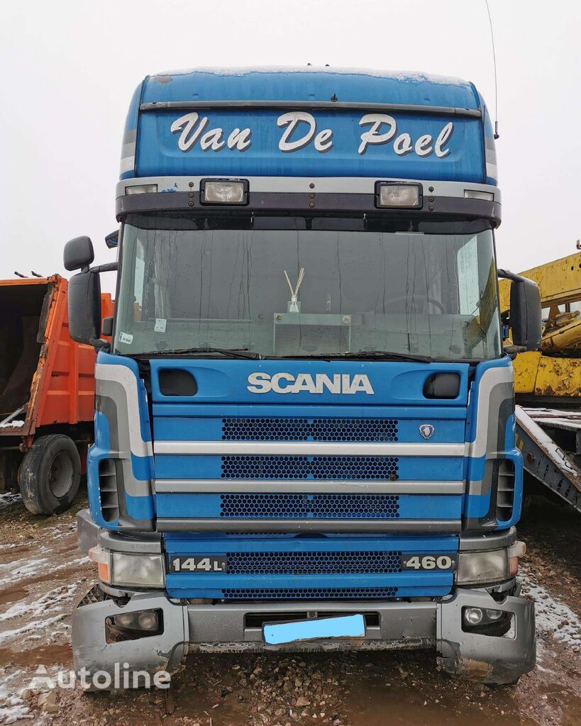 Scania 144L Schiebeplanen-LKW für Ersatzteile