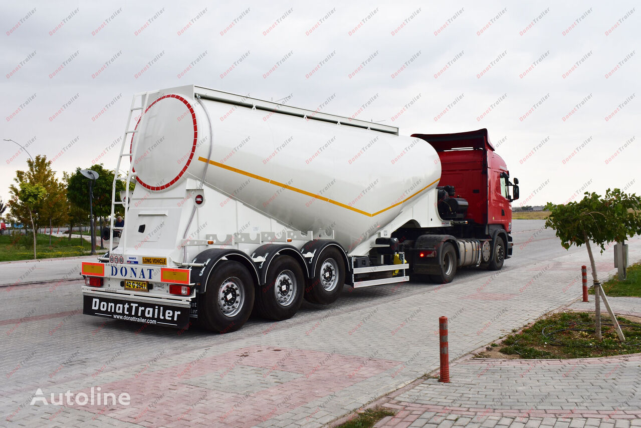 neuer Donat Dry Bulk Cement Semitrailer Silotankauflieger