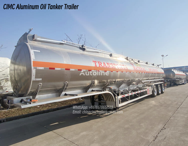neuer CIMC Aluminum Oil Tanker Trailer Price in Jamaica Tankwagen Auflieger